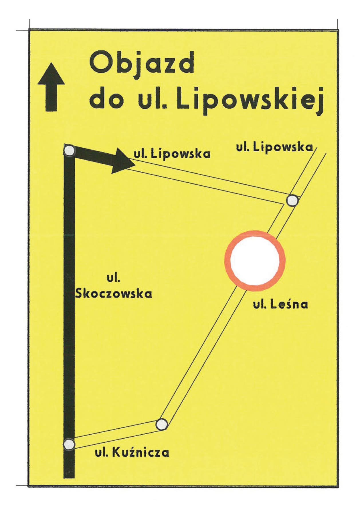 aktualność: Ważna informacja dla mieszkańców - przebudowa ul. Leśnej