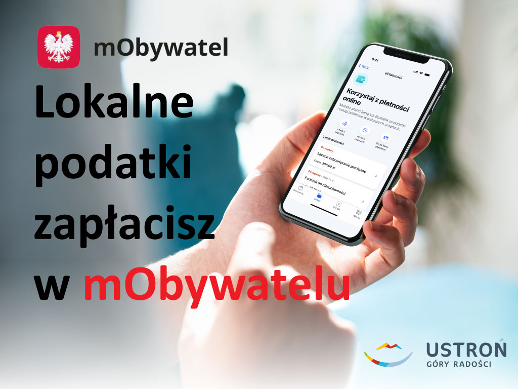 aktualność: Opłać podatek w aplikacji mObywatel!